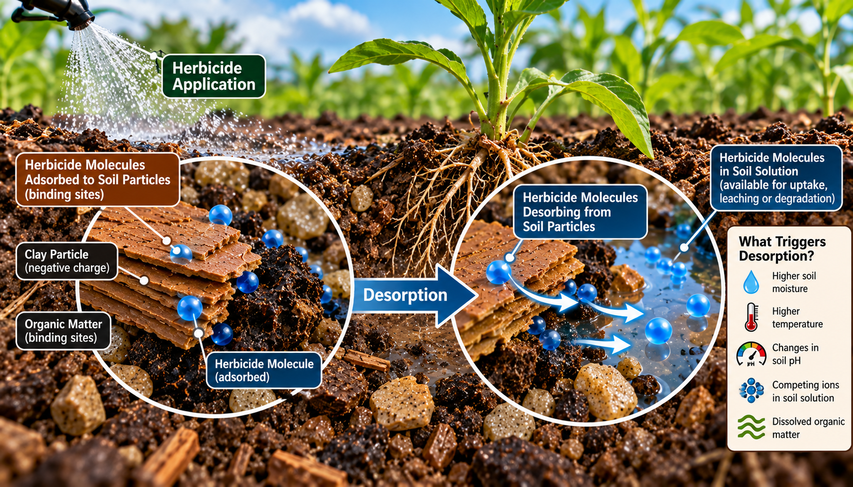 What Is Herbicide Desorption?